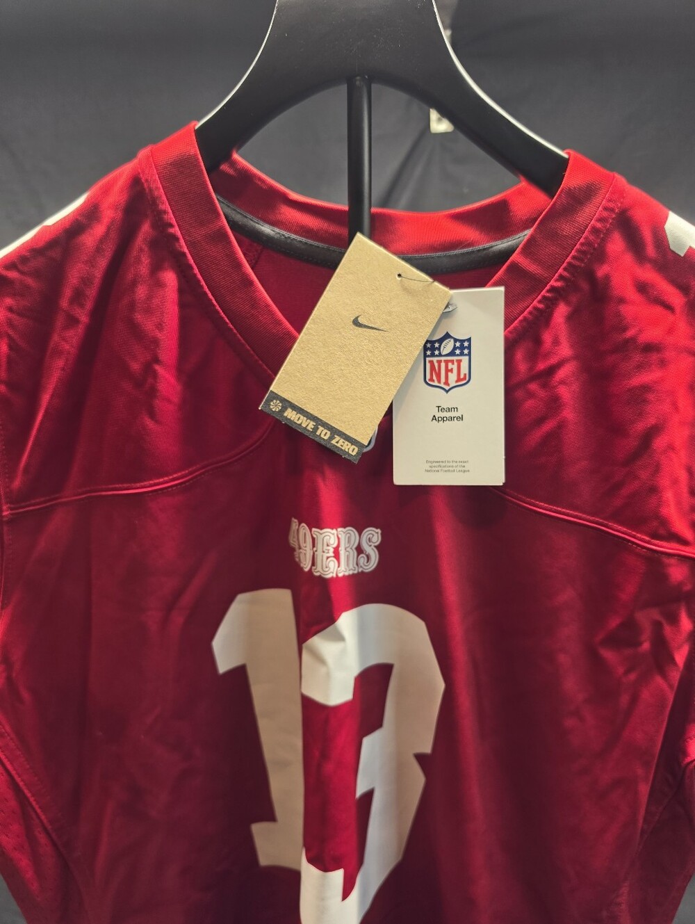 Nike Brock Purdy #13 San Francisco 49ers Jersey Women’s XL NWT Red NFL - Picture 2 of 7